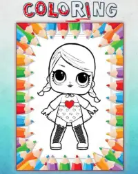 How To Color LOL Doll Surprise -New lol doll games Screen Shot 4