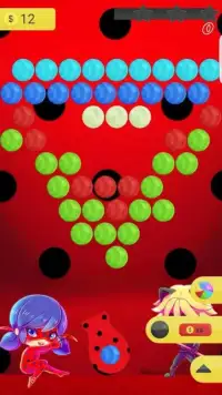 Loli Ladybug Bubble Game Screen Shot 0
