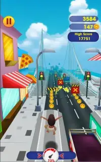 Princess Moa : Bus & Subway Dash 3D Screen Shot 1