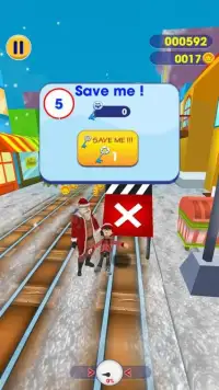 Santa Runner: Subway Surfer 3D Screen Shot 0