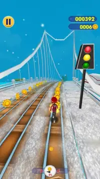 Santa Runner: Subway Surfer 3D Screen Shot 1