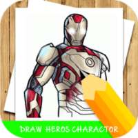how to draw SuperHeroes characters step by step