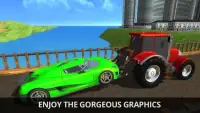 тяжелый Трактор Тянуть 3d : Автомобиль буксировка Screen Shot 1