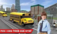 New City Schoolbus driver Simulation 3d Screen Shot 3