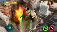 Ninja nyata Superhero Terbang Kota Rescue Mission Screen Shot 2