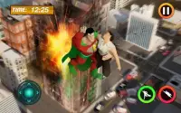 Ninja nyata Superhero Terbang Kota Rescue Mission Screen Shot 8