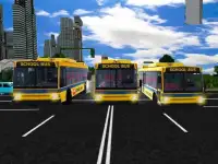 Schoolbus Driver 3D SIM : Drive and Park The Bus Screen Shot 1