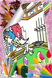 Woody super woodpecker Coloring Screen Shot 6
