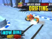 SNOW BIKE DRIFT RIDER Screen Shot 2