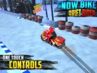 SNOW BIKE DRIFT RIDER Screen Shot 1