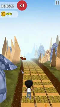 Subway Shiva Runner 3D Screen Shot 2