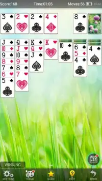 Solitaire: Spring Green Screen Shot 2