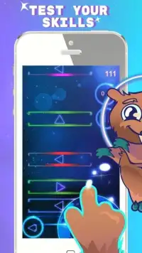 Space Beaver: swipe touch game Screen Shot 3