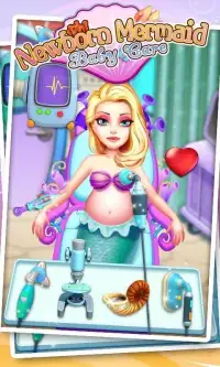 Mermaid's Newborn Baby Doctor Screen Shot 0