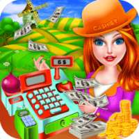 Farm Store Cashier Girl - Cash Register Games
