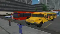 Coach Bus Driving Transport 3D Screen Shot 3