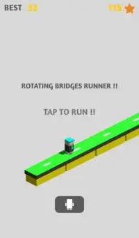 Rotating Bridge Runner: crossy Screen Shot 3