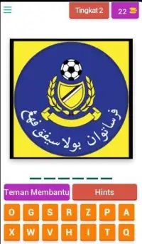 Bola sepak Malaysia ~ Logo kuiz Screen Shot 1