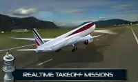 Flying Airplane simulator Screen Shot 0