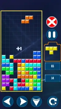 Retro Tetris Classic Screen Shot 1