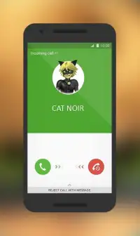 Fake Call Simulator For Miraculous Cat Noir Screen Shot 3