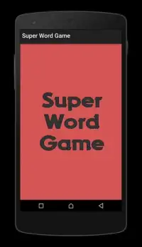 Super Word Game - Mind Game Screen Shot 4