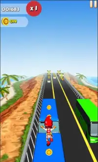 Mario Subway Surfers Screen Shot 1