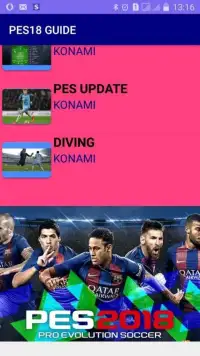 Proevolution Soccer Guide 2018 Screen Shot 3