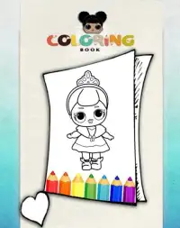 How To Color LOL Surprise Doll -lol dolls ball pop Screen Shot 0