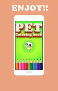 Pets coloring book for kids Screen Shot 0