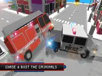 Blocky Police Cars Crime City Screen Shot 6