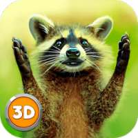 Raccoon Wild Life Simulator 3D