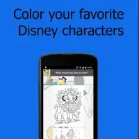 Color kids: Disney Colouring Screen Shot 3