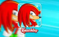 knuckles dash : red somic Screen Shot 0