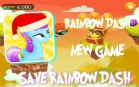 Rainbow christmas* Adventure Dash Screen Shot 0