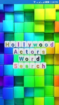 Hollywood Actors Word Search Screen Shot 3