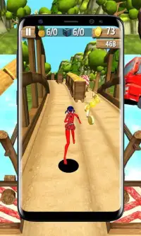 Subway Ladybug Run Surf Jump Screen Shot 3