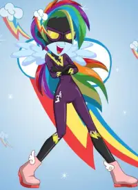 Dress up Fluttershy Rarity Rainbow Dash Pony Girl Screen Shot 0