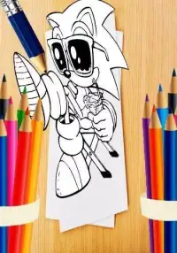 coloring book for sonic Screen Shot 0