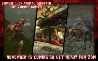 Zombie Lion Animal Shooter: Лучшие игры для зомби Screen Shot 1
