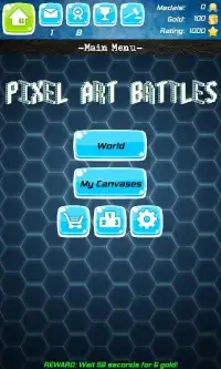 Pixel Art Battles: MMO Drawing Screen Shot 2