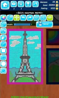 Pixel Art Battles: MMO Drawing Screen Shot 0