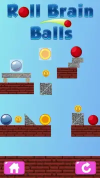 Roll Brain Balls - Physics Game Screen Shot 4