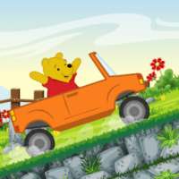 Winie Bear Adventure Hill Racing The Pooh Car