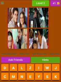 Bollywood Movies Quiz - 4 Vs 1 Screen Shot 3