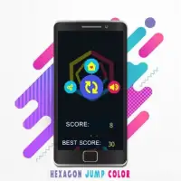 Hexagon Jump Color Screen Shot 0