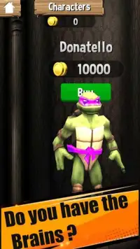 Ninja Subway Turtle Games * Screen Shot 0