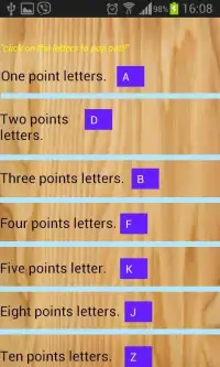 Scrabble Score Counter Word Screen Shot 0