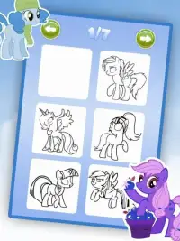 coloring book little pony 2017 Screen Shot 1