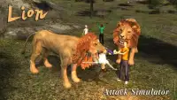 Lion Attack 3D Simulator Screen Shot 3